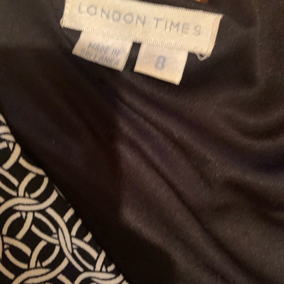 London Times Black Dress - Picture 3 of 4
